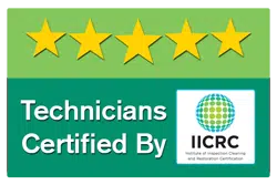 Technicians IICRC Certified
